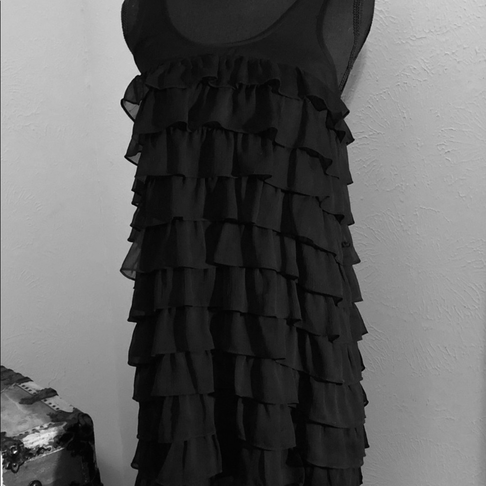 Black Ruffled Dress Aerie for American Eagle. SP
